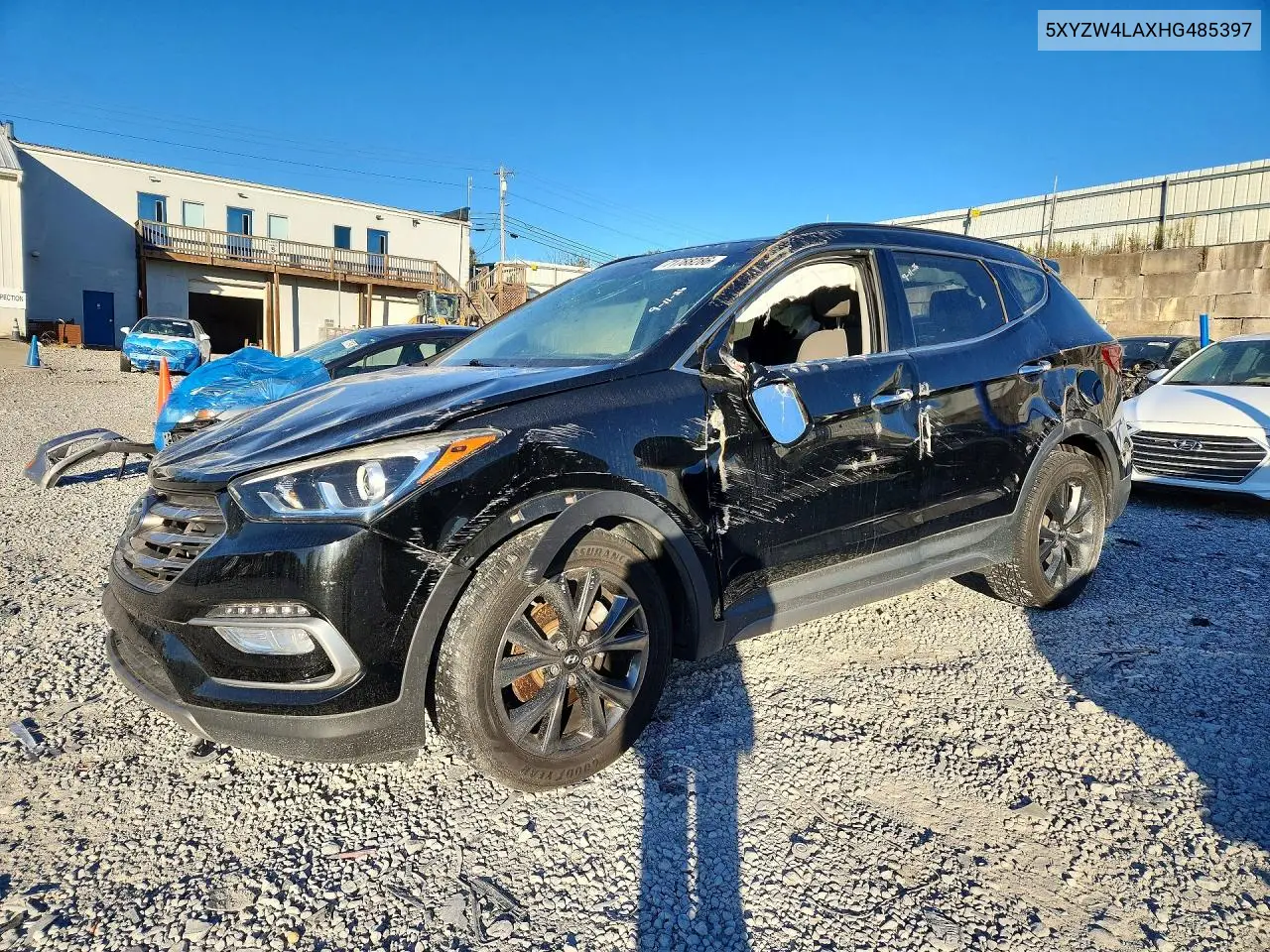HYUNDAI SANTA FE 2017, VIN 5XYZW4LAXHG485397