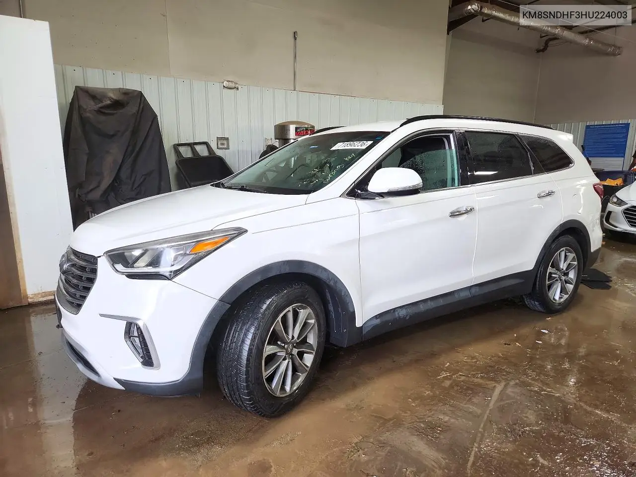 HYUNDAI SANTA FE 2017, VIN KM8SNDHF3HU224003