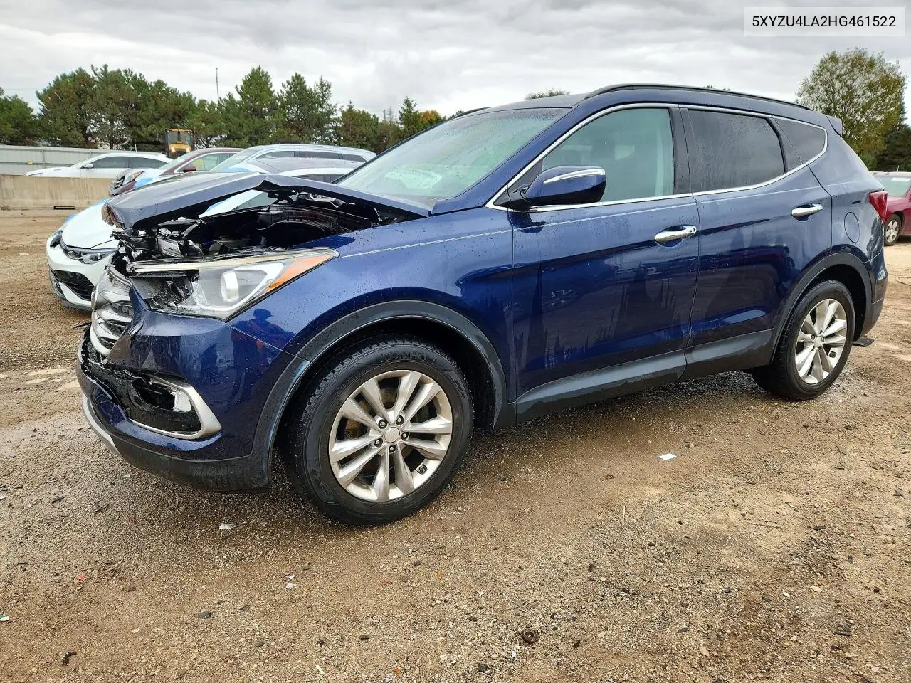 HYUNDAI SANTA FE 2017, VIN 5XYZU4LA2HG461522