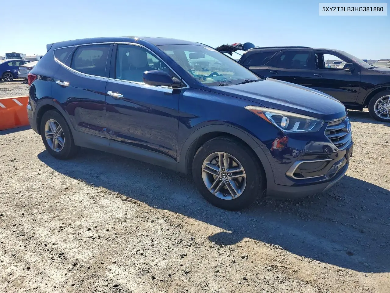 2017 HYUNDAI SANTA FE VIN 5XYZT3LB3HG381880 — фото 4