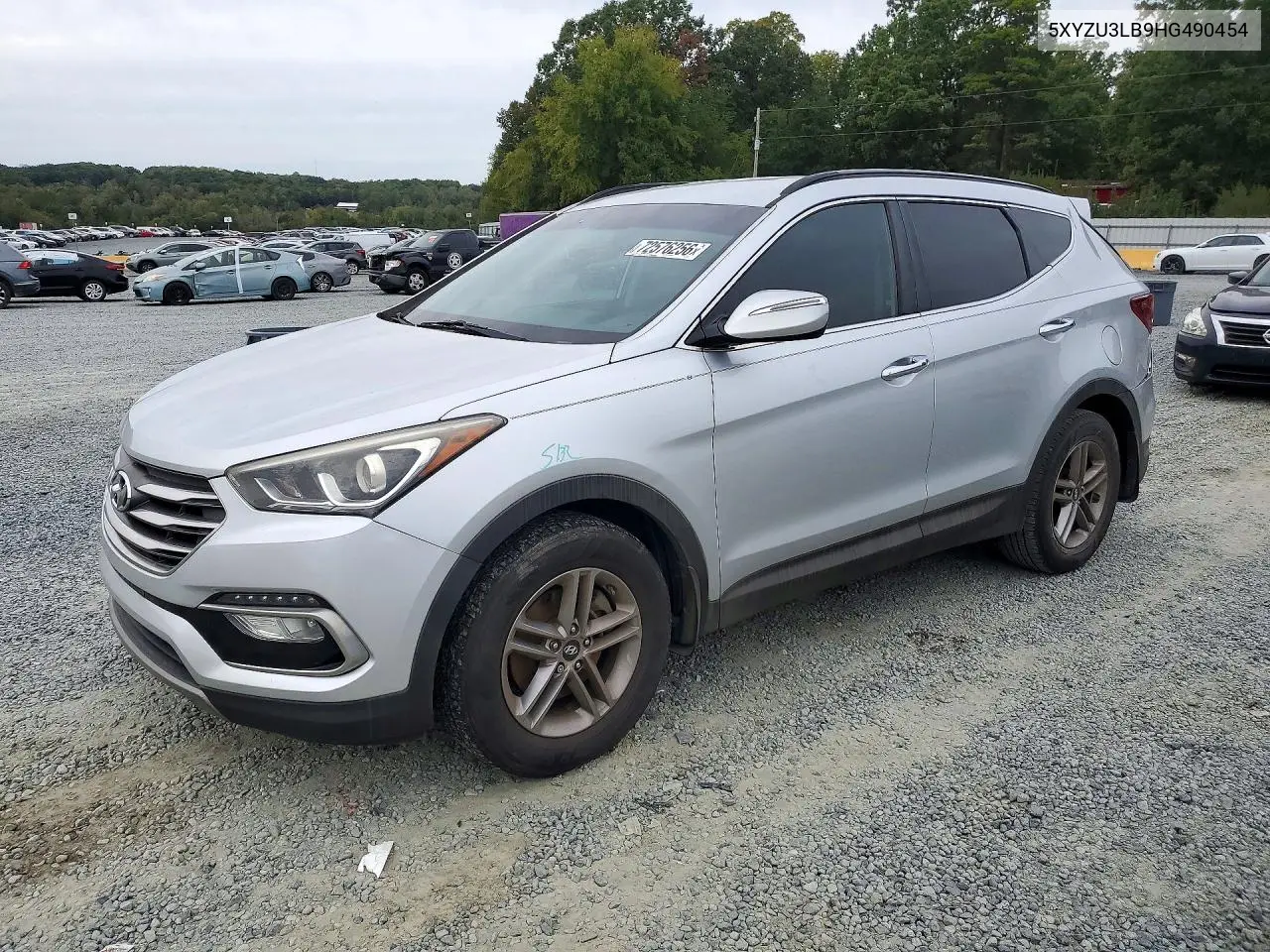 HYUNDAI SANTA FE 2017, VIN 5XYZU3LB9HG490454