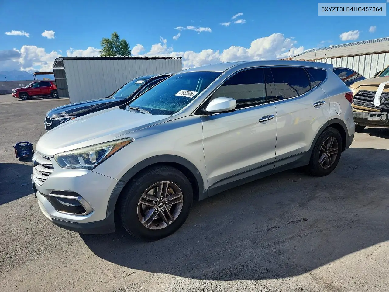 HYUNDAI SANTA FE 2017, VIN 5XYZT3LB4HG457364