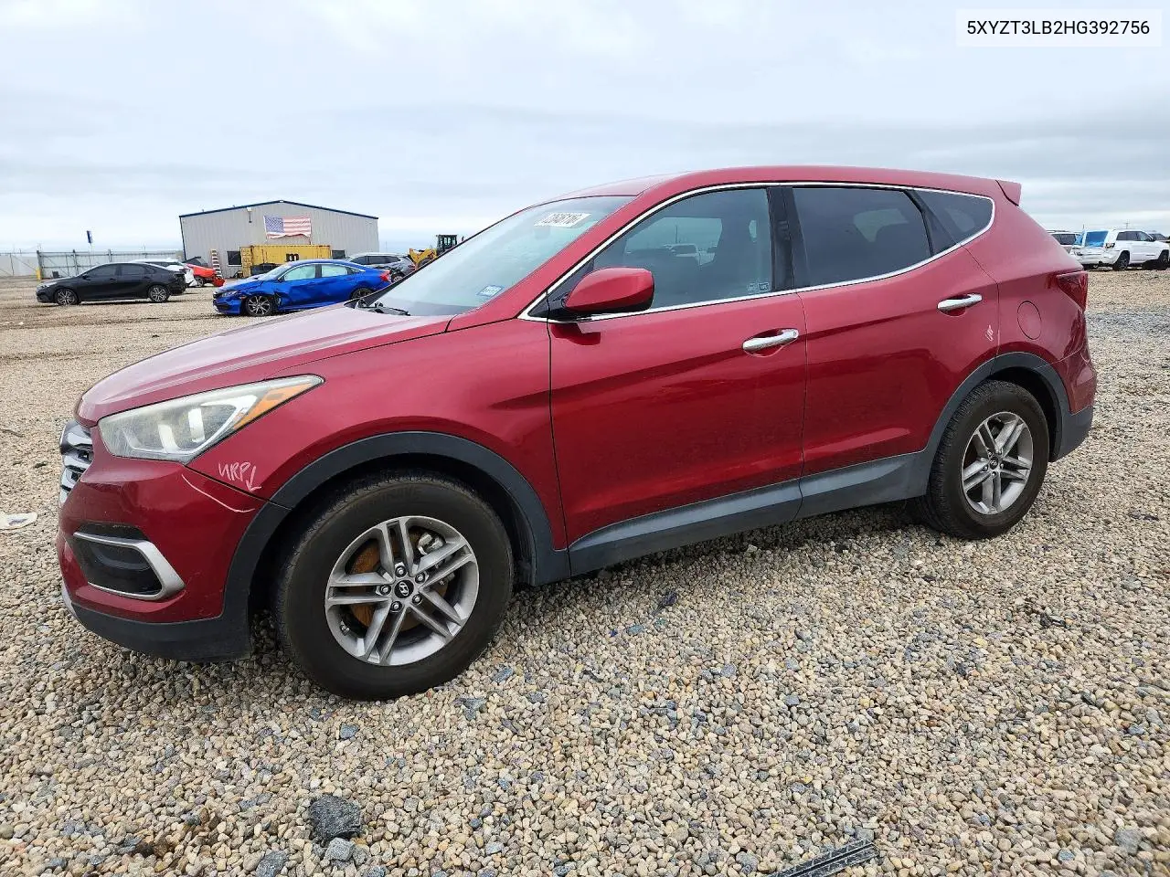 HYUNDAI SANTA FE 2017, VIN 5XYZT3LB2HG392756