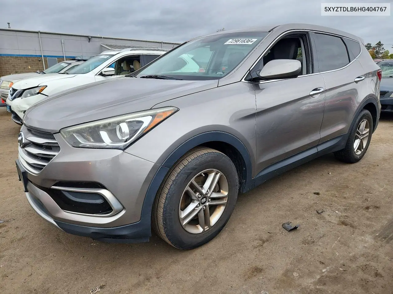 HYUNDAI SANTA FE 2017, VIN 5XYZTDLB6HG404767