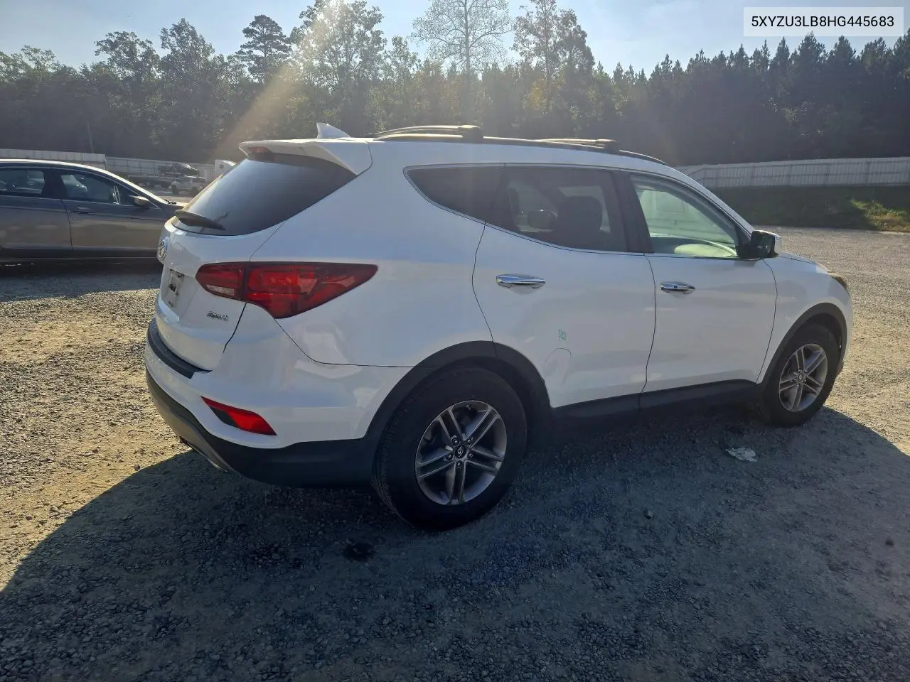 2017 HYUNDAI SANTA FE VIN 5XYZU3LB8HG445683 — фото 3