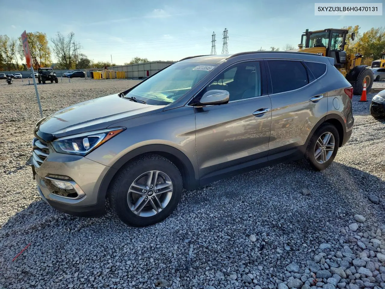 HYUNDAI SANTA FE 2017, VIN 5XYZU3LB6HG470131