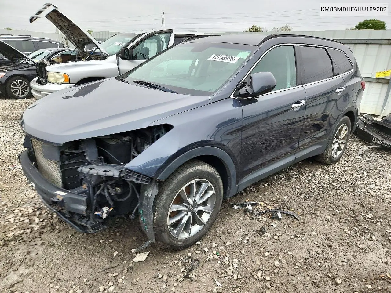 HYUNDAI SANTA FE 2017, VIN KM8SMDHF6HU189282