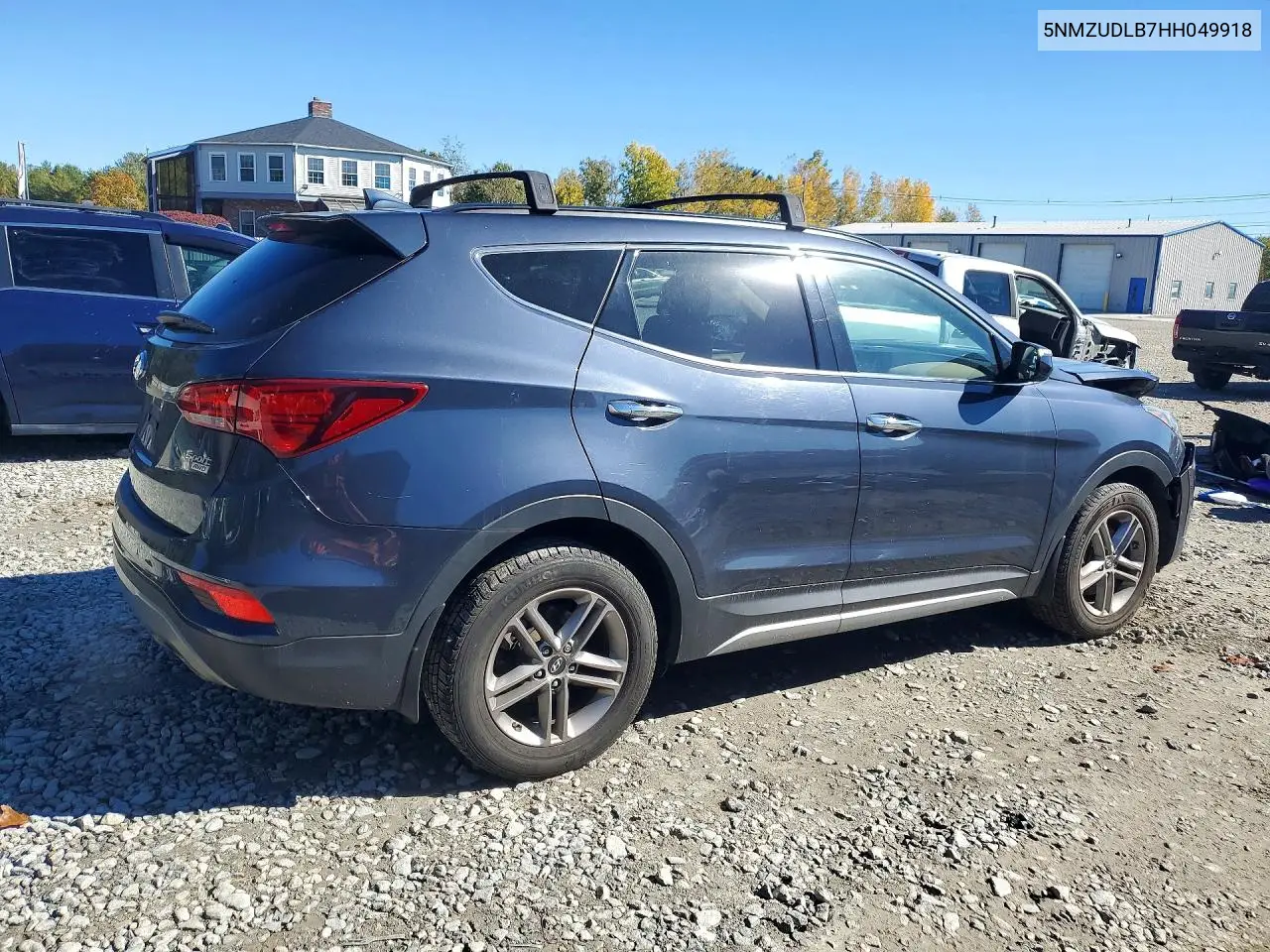 2017 HYUNDAI SANTA FE VIN 5NMZUDLB7HH049918 — фото 3