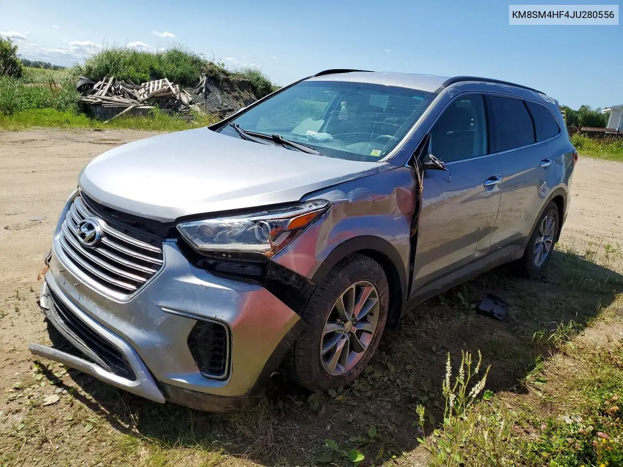 HYUNDAI SANTA FE 2018, VIN KM8SM4HF4JU280556