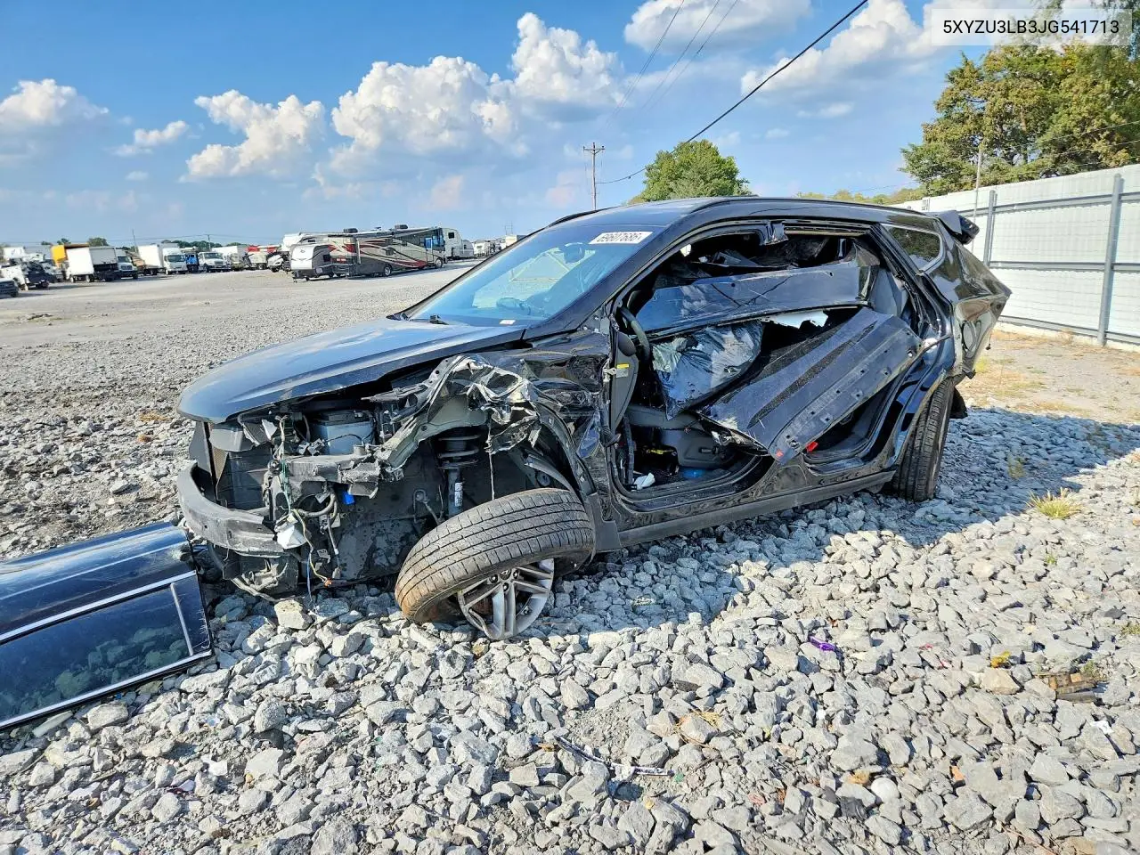 HYUNDAI SANTA FE 2018, VIN 5XYZU3LB3JG541713