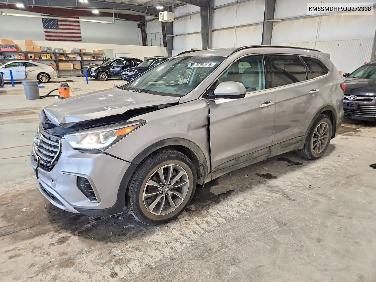 HYUNDAI SANTA FE 2018, VIN KM8SMDHF9JU272338