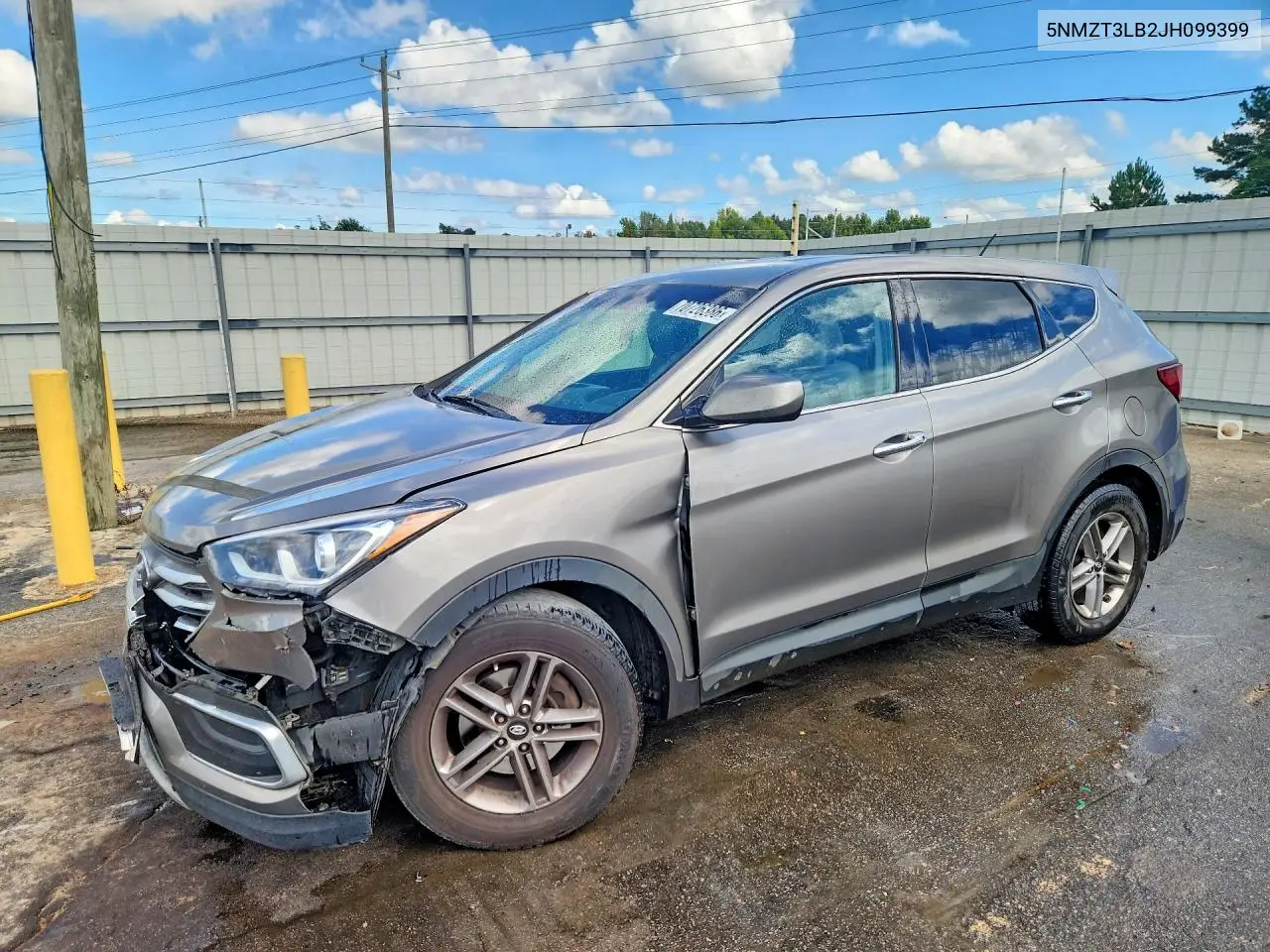 HYUNDAI SANTA FE 2018, VIN 5NMZT3LB2JH099399
