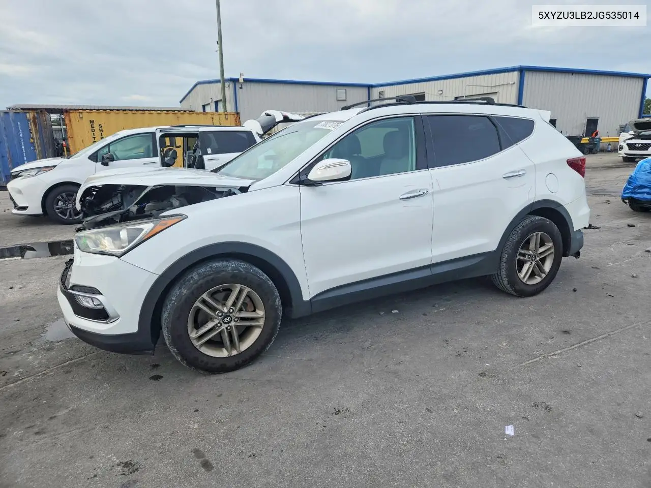 HYUNDAI SANTA FE 2018, VIN 5XYZU3LB2JG535014