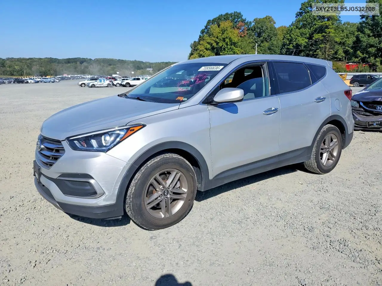 HYUNDAI SANTA FE 2018, VIN 5XYZT3LB5JG532708