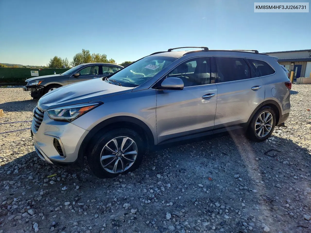HYUNDAI SANTA FE 2018, VIN KM8SM4HF3JU266731