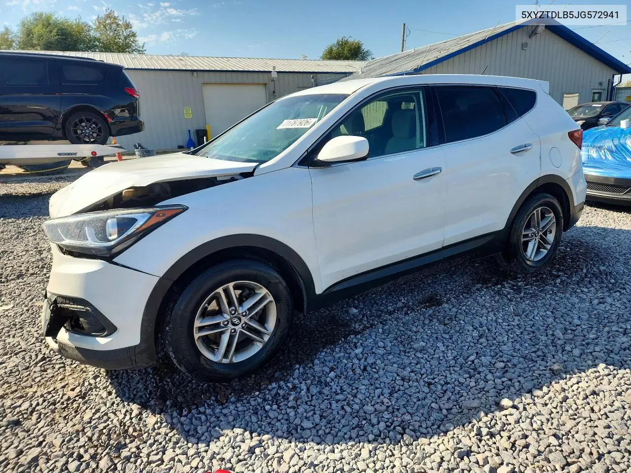 HYUNDAI SANTA FE 2018, VIN 5XYZTDLB5JG572941