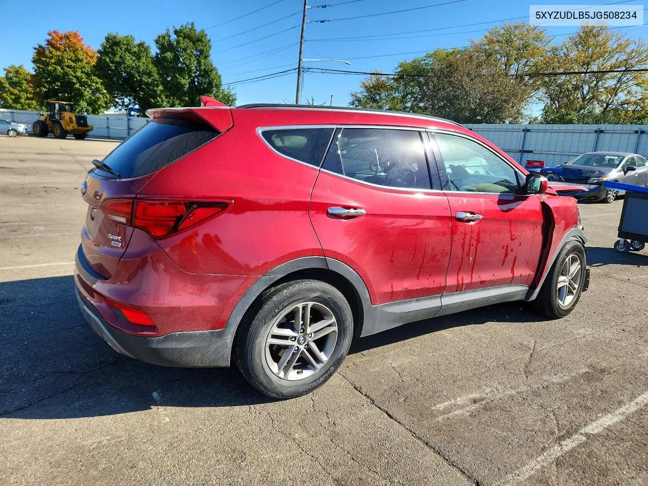 2018 HYUNDAI SANTA FE VIN 5XYZUDLB5JG508234 — фото 3