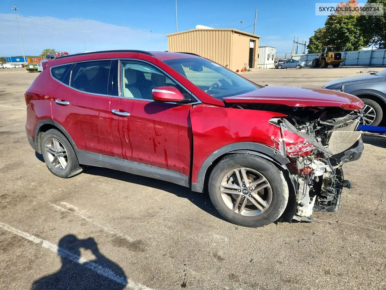2018 HYUNDAI SANTA FE VIN 5XYZUDLB5JG508234 — фото 4