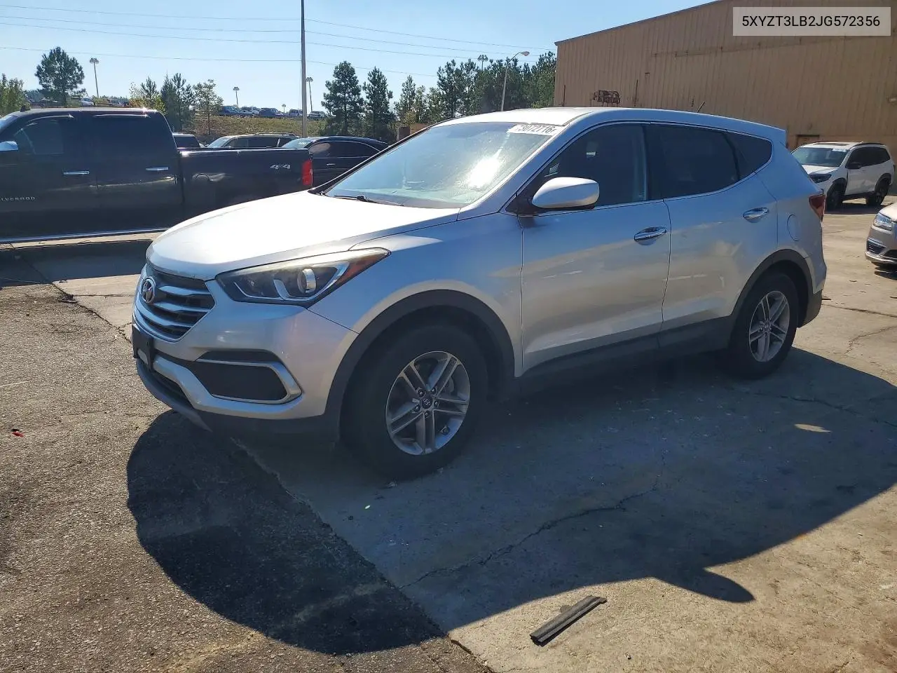 HYUNDAI SANTA FE 2018, VIN 5XYZT3LB2JG572356