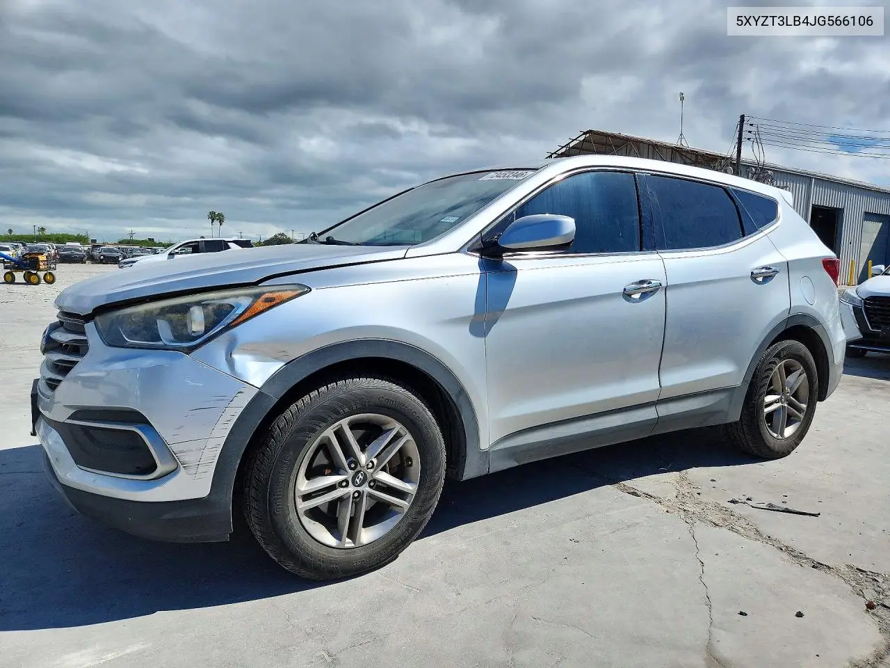 HYUNDAI SANTA FE 2018, VIN 5XYZT3LB4JG566106