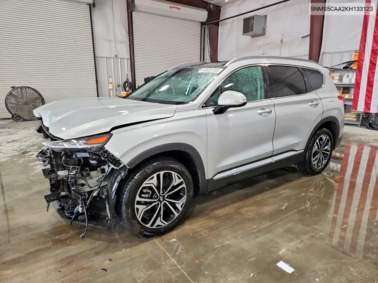 HYUNDAI SANTA FE 2019, VIN 5NMS5CAA2KH133123