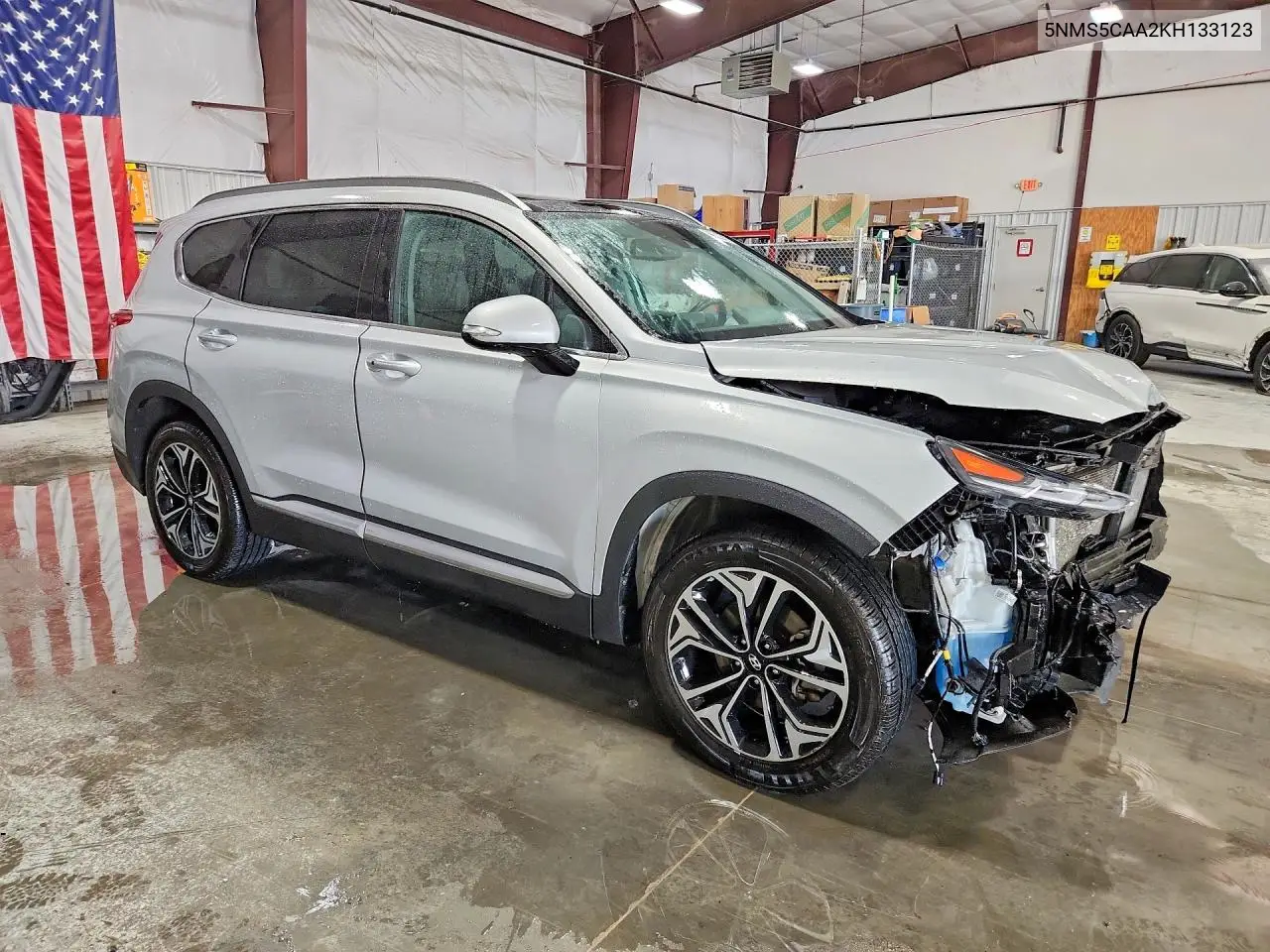 2019 HYUNDAI SANTA FE VIN 5NMS5CAA2KH133123 — фото 4