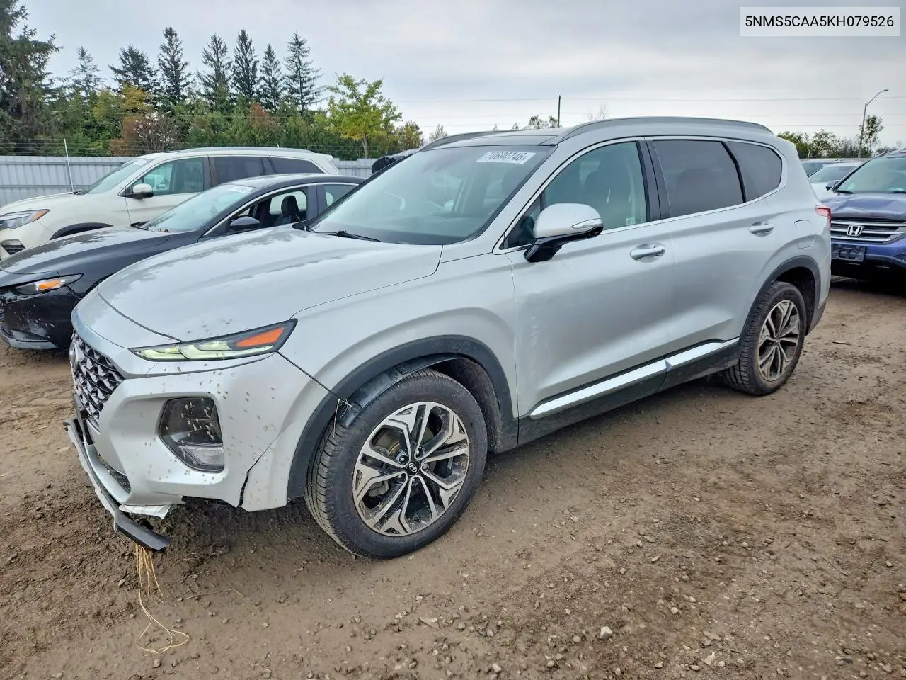 HYUNDAI SANTA FE 2019, VIN 5NMS5CAA5KH079526