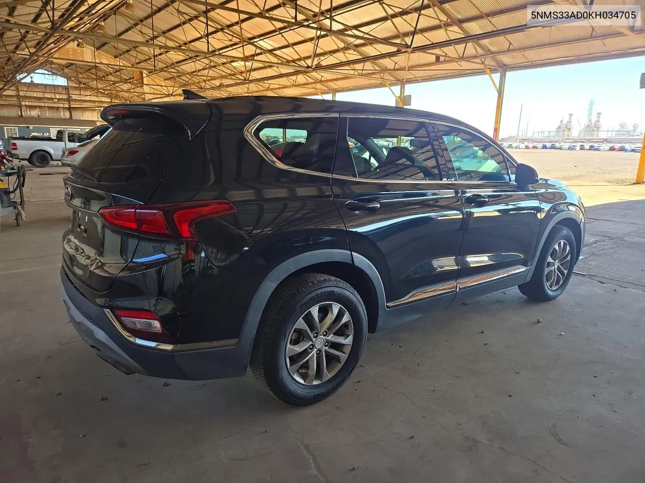 2019 HYUNDAI SANTA FE VIN 5NMS33AD0KH034705 — фото 3