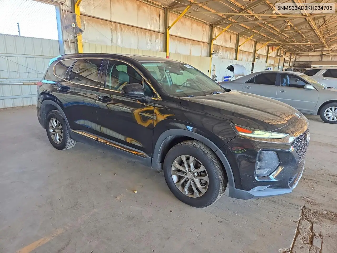 2019 HYUNDAI SANTA FE VIN 5NMS33AD0KH034705 — фото 4