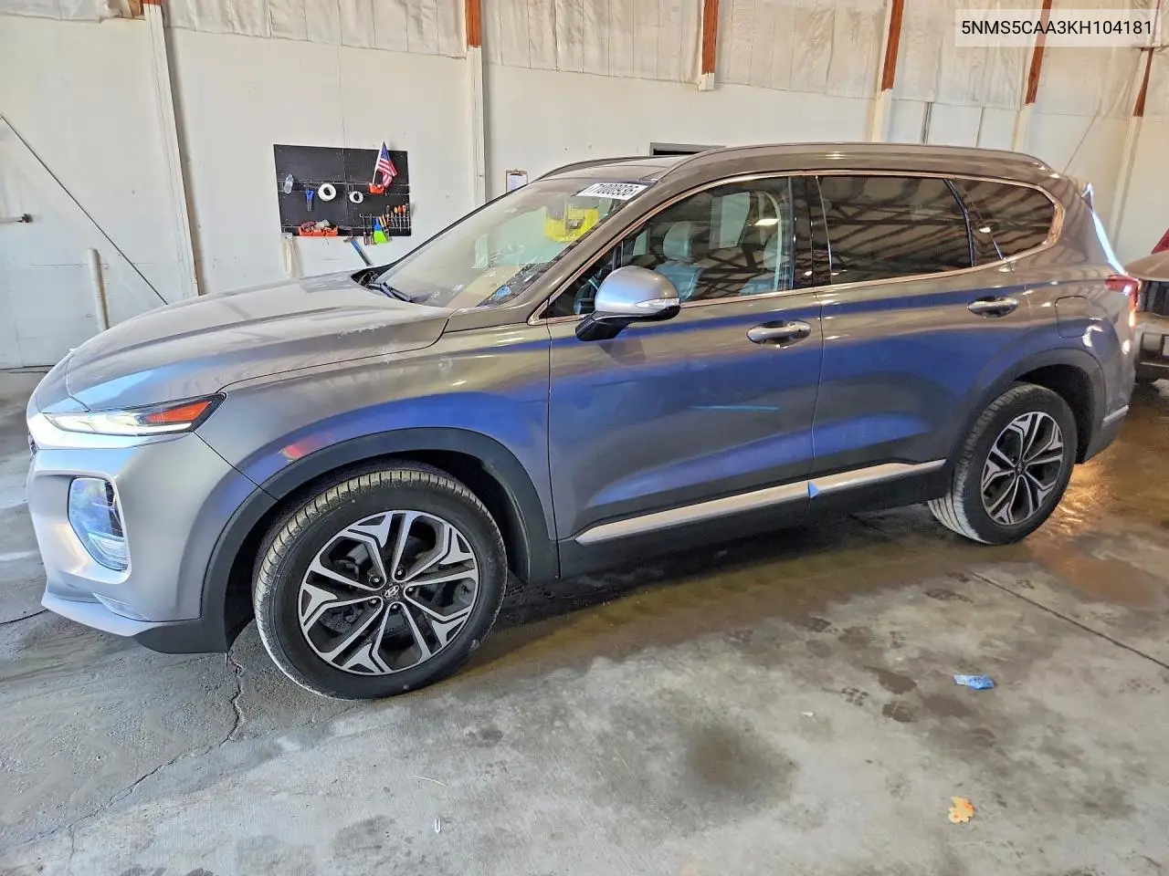 HYUNDAI SANTA FE 2019, VIN 5NMS5CAA3KH104181