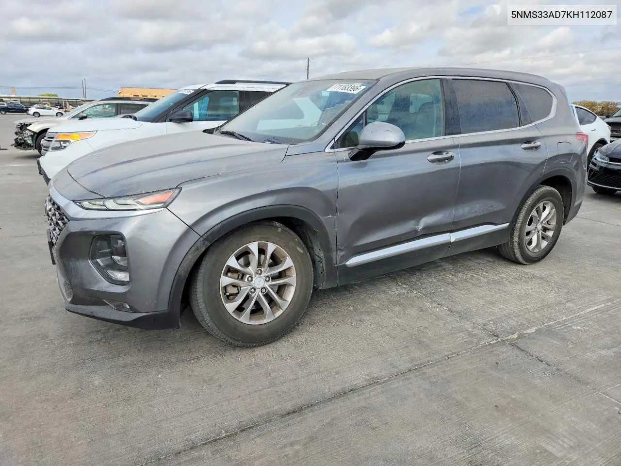HYUNDAI SANTA FE 2019, VIN 5NMS33AD7KH112087