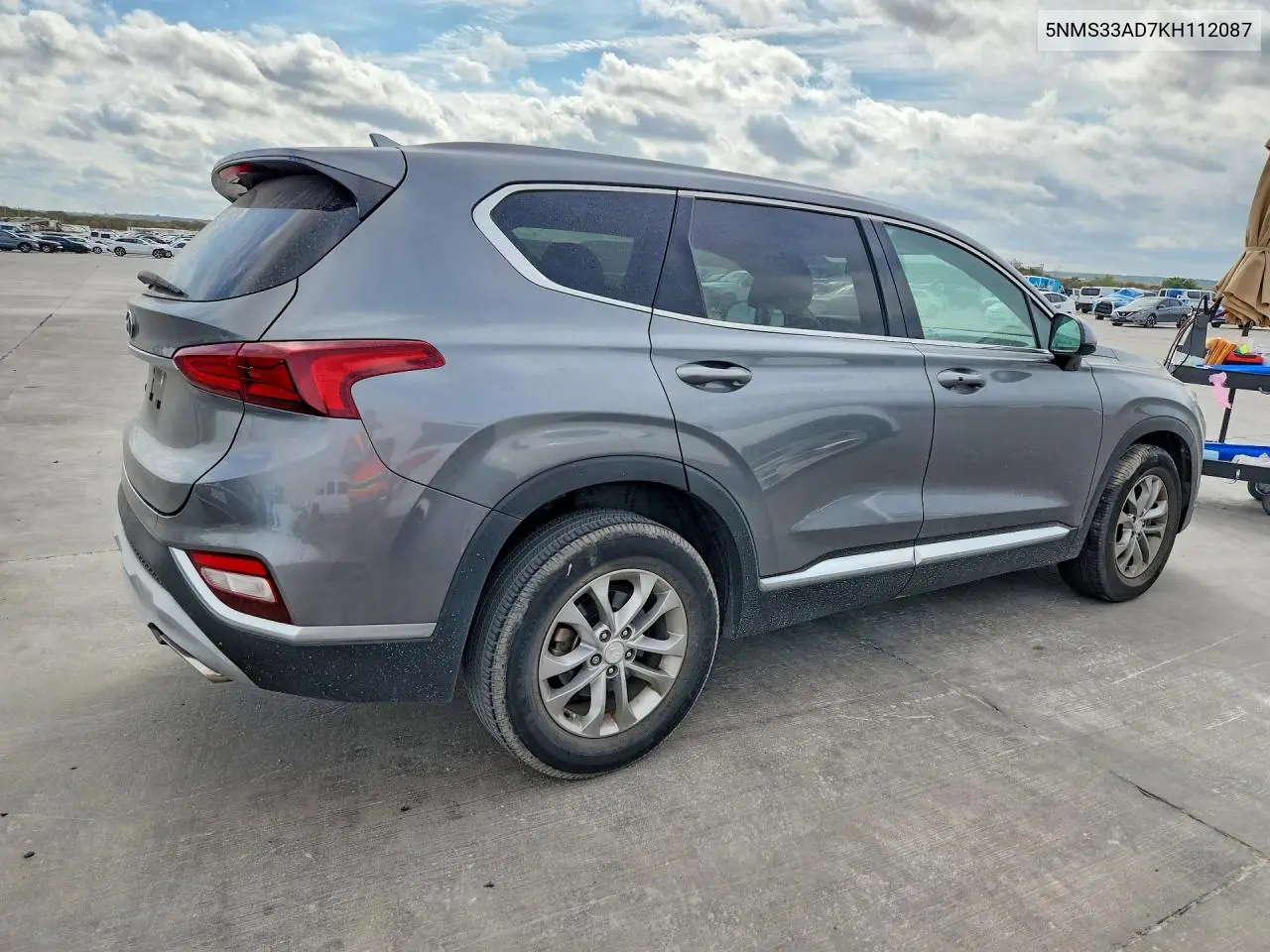 2019 HYUNDAI SANTA FE VIN 5NMS33AD7KH112087 — фото 3