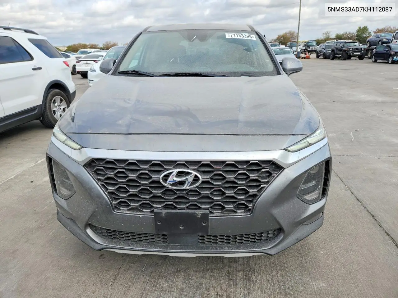 2019 HYUNDAI SANTA FE VIN 5NMS33AD7KH112087 — фото 5