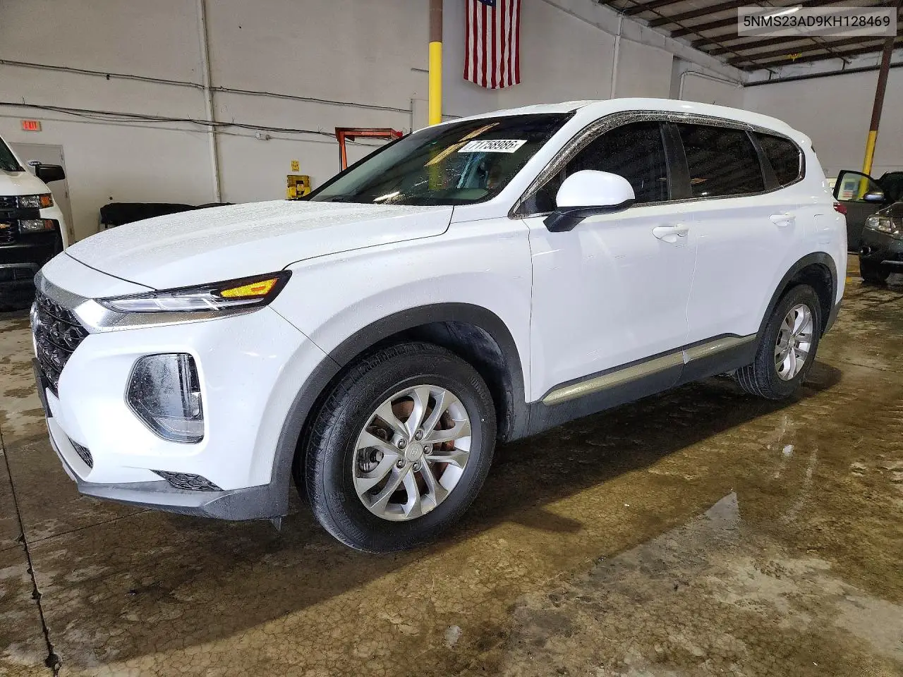 HYUNDAI SANTA FE 2019, VIN 5NMS23AD9KH128469