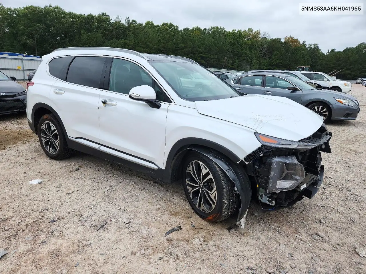 2019 HYUNDAI SANTA FE VIN 5NMS53AA6KH041965 — фото 4