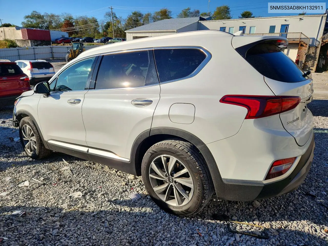 2019 HYUNDAI SANTA FE VIN 5NMS53AD8KH132911 — фото 2