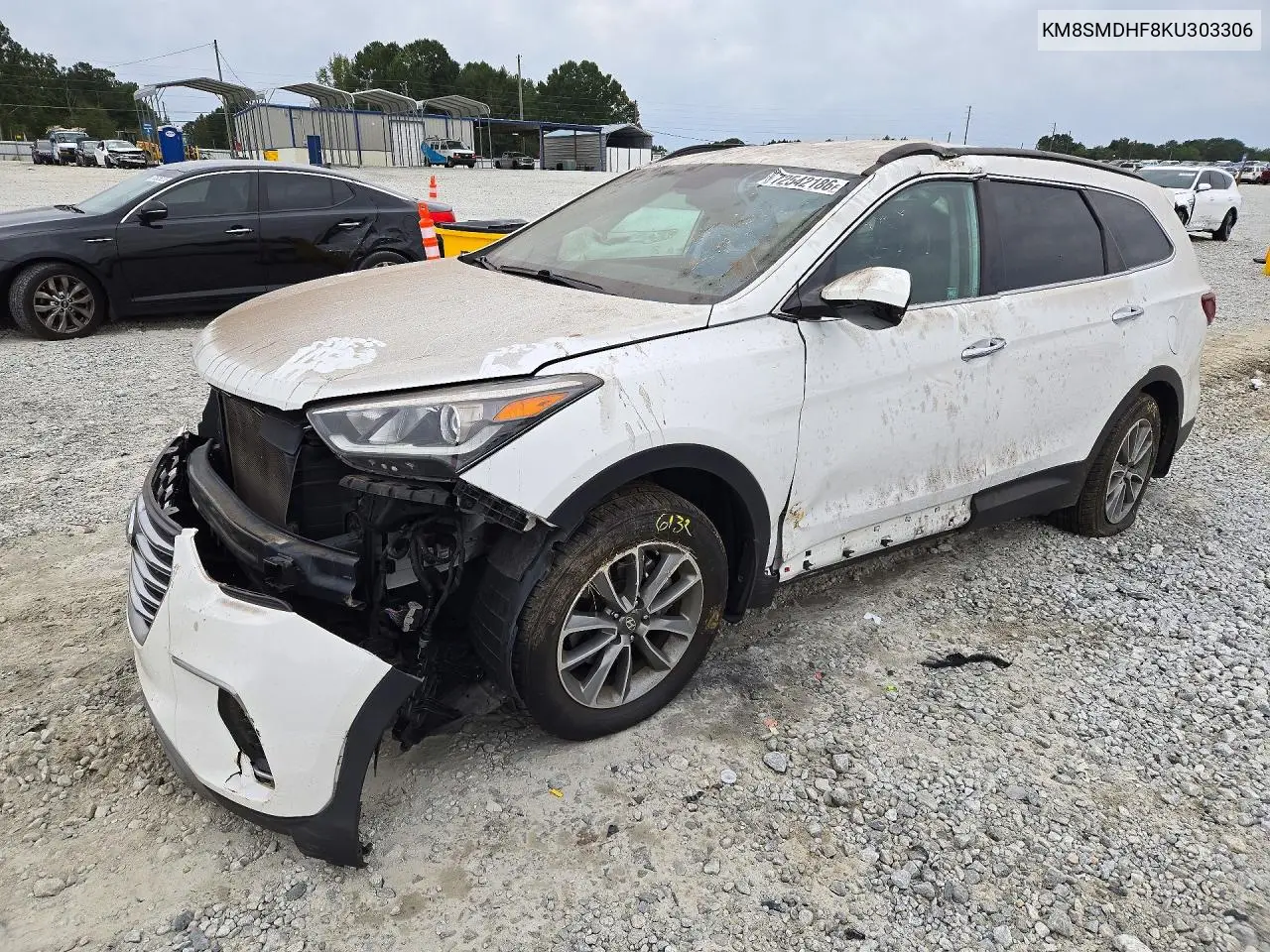 HYUNDAI SANTA FE 2019, VIN KM8SMDHF8KU303306