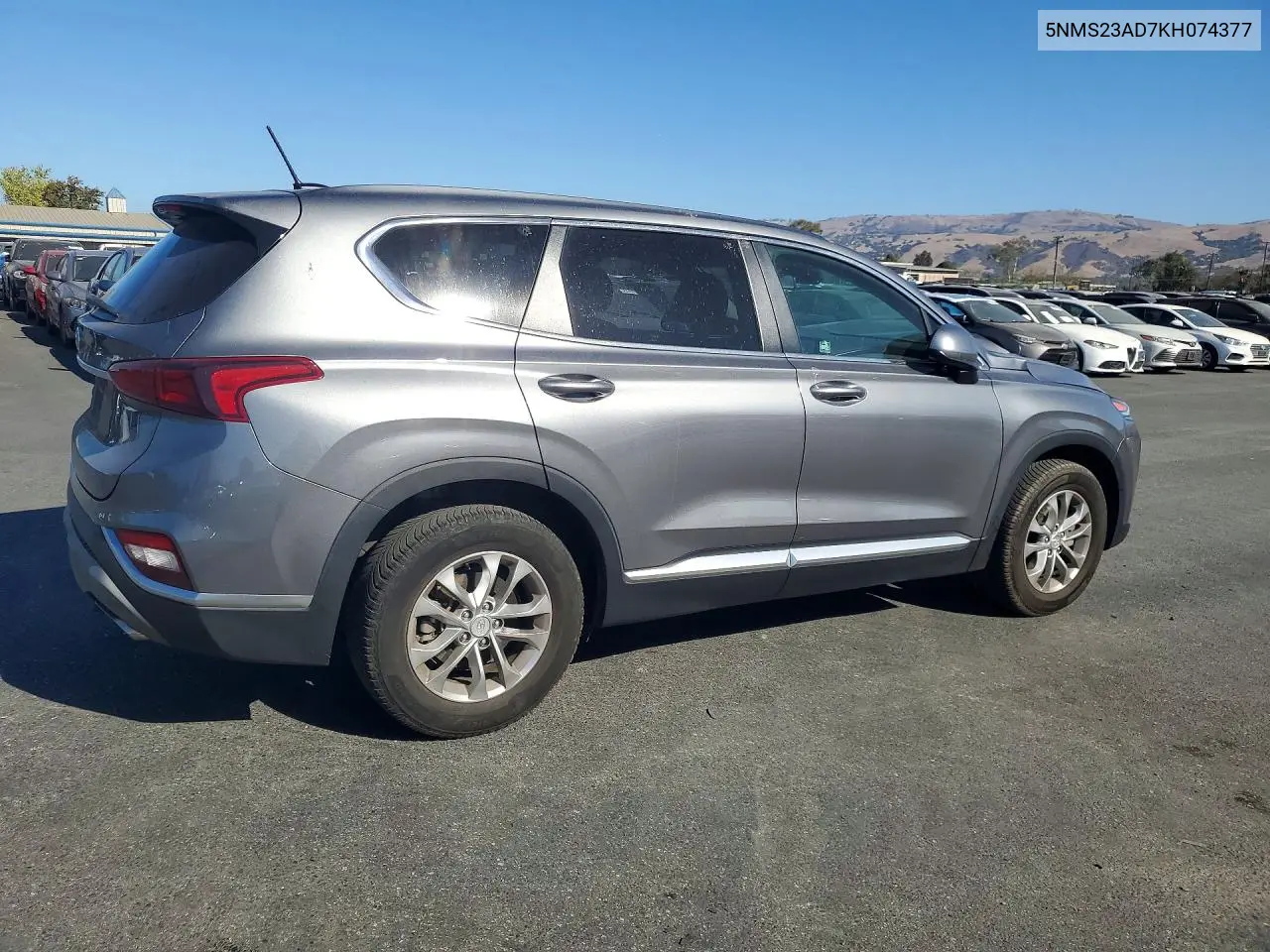 2019 HYUNDAI SANTA FE VIN 5NMS23AD7KH074377 — фото 3
