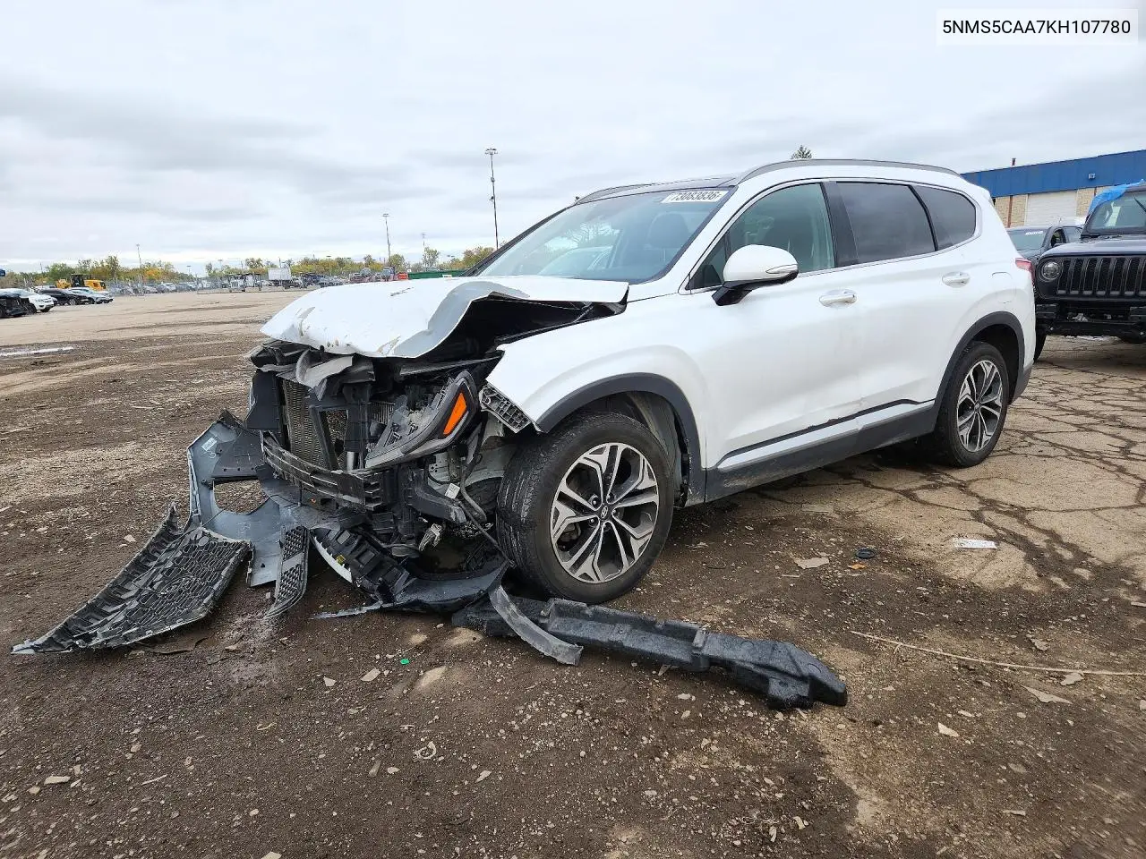 HYUNDAI SANTA FE 2019, VIN 5NMS5CAA7KH107780