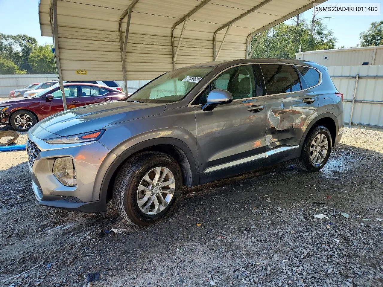 HYUNDAI SANTA FE 2019, VIN 5NMS23AD4KH011480