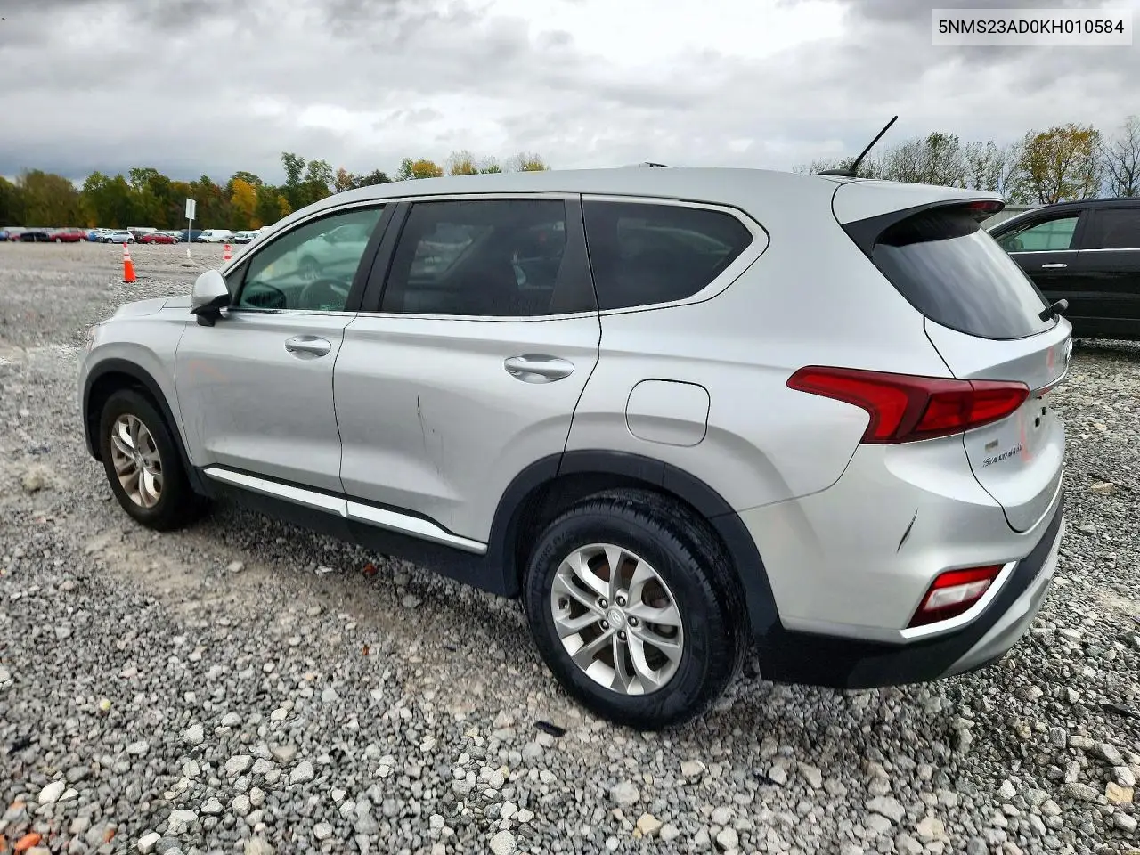 2019 HYUNDAI SANTA FE VIN 5NMS23AD0KH010584 — фото 2
