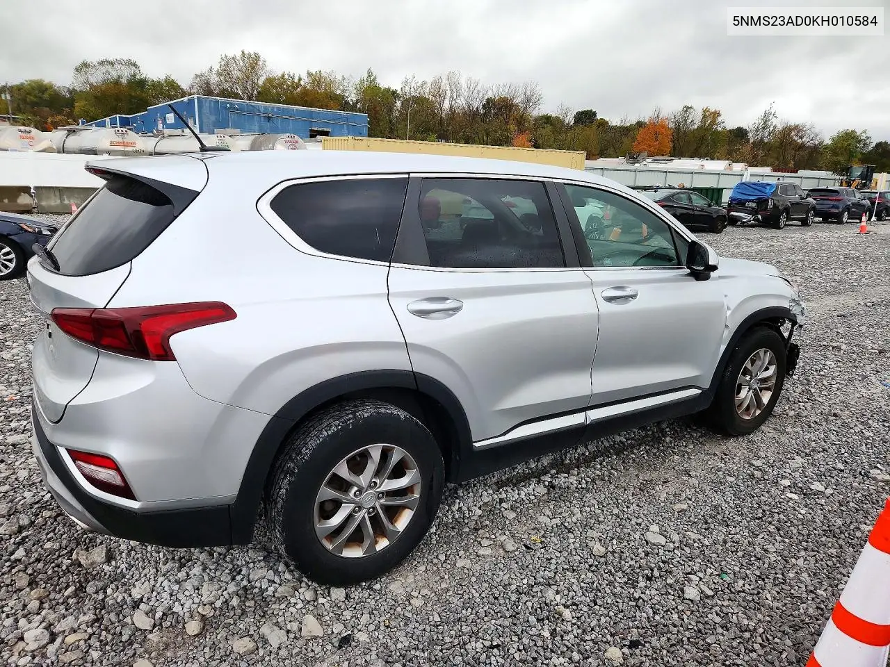 2019 HYUNDAI SANTA FE VIN 5NMS23AD0KH010584 — фото 3