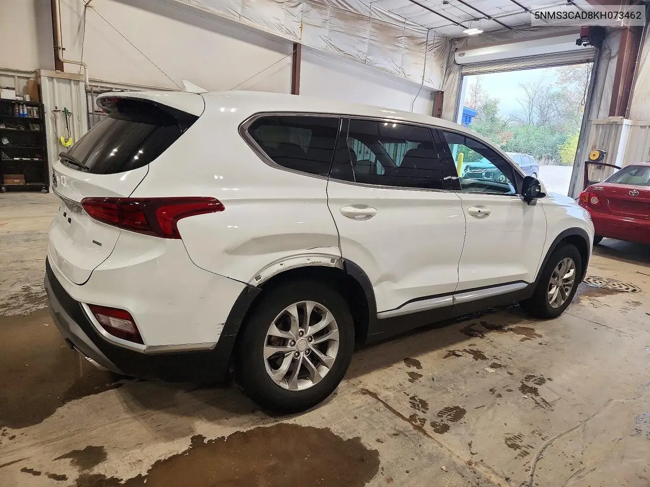 2019 HYUNDAI SANTA FE VIN 5NMS3CAD8KH073462 — фото 3