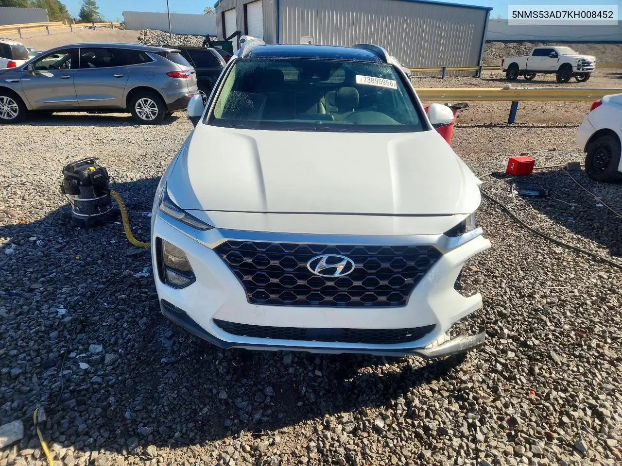 2019 HYUNDAI SANTA FE VIN 5NMS53AD7KH008452 — фото 5