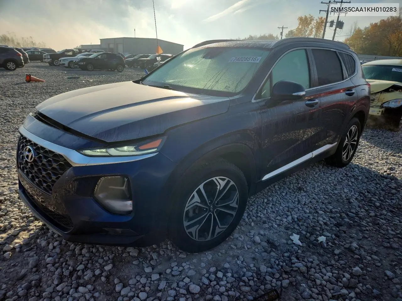 HYUNDAI SANTA FE 2019, VIN 5NMS5CAA1KH010283