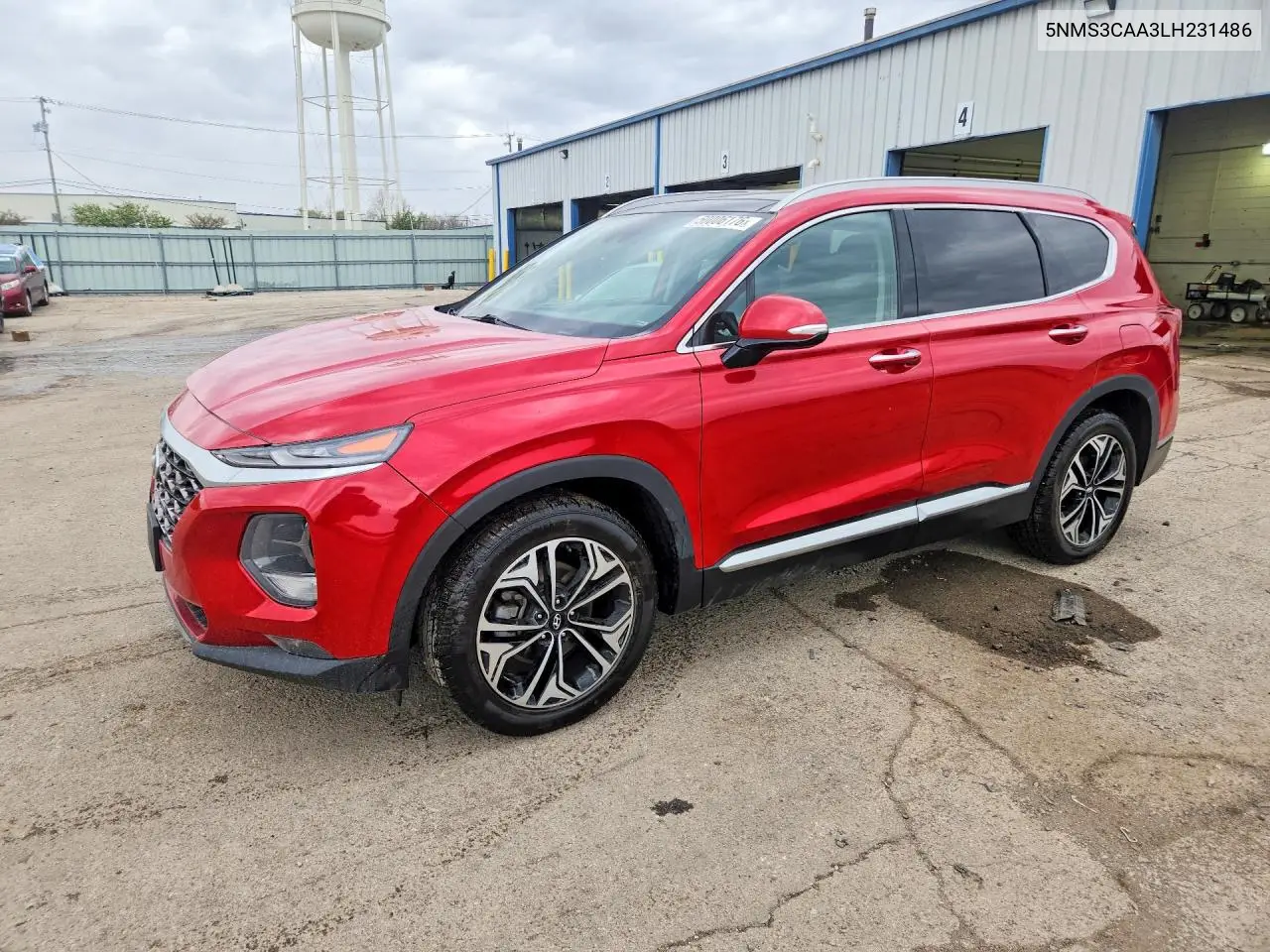 HYUNDAI SANTA FE 2020, VIN 5NMS3CAA3LH231486