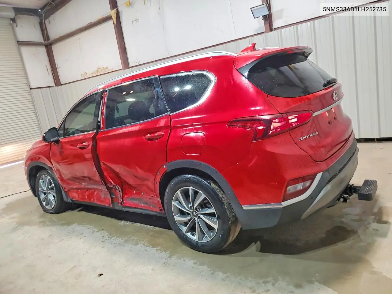 2020 HYUNDAI SANTA FE VIN 5NMS33AD1LH252735 — фото 2