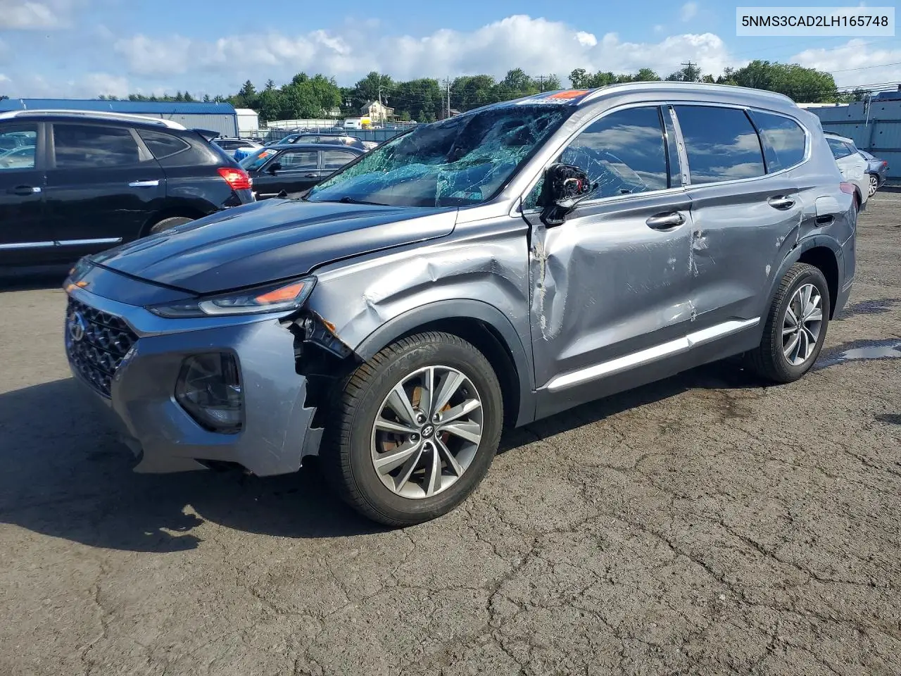 HYUNDAI SANTA FE 2020, VIN 5NMS3CAD2LH165748