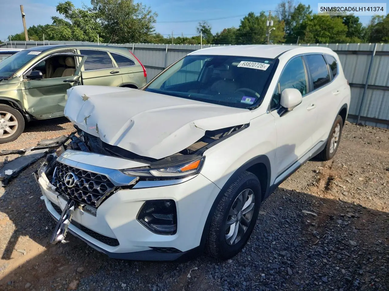 HYUNDAI SANTA FE 2020, VIN 5NMS2CAD6LH141374