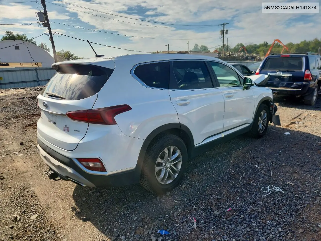2020 HYUNDAI SANTA FE VIN 5NMS2CAD6LH141374 — фото 3